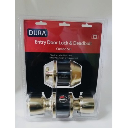 Lock Entry COMBO PB DURA