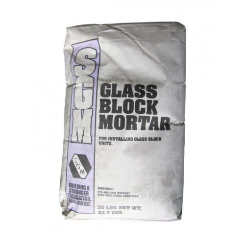 Glass Block Mortar Bag 