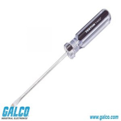 Screwdriver 6in FLT 1/4 TEKTON