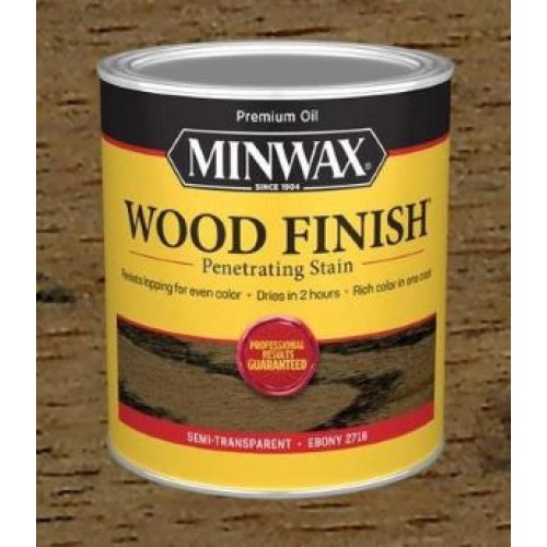 Wood Stain EBONY 1/2PT. MINWAX