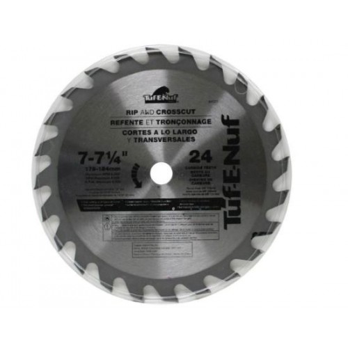 Blade 7 1/4 Carbide 24T TUFF N