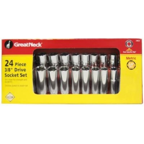 Socket Set 3/8 24PCS G/NECK