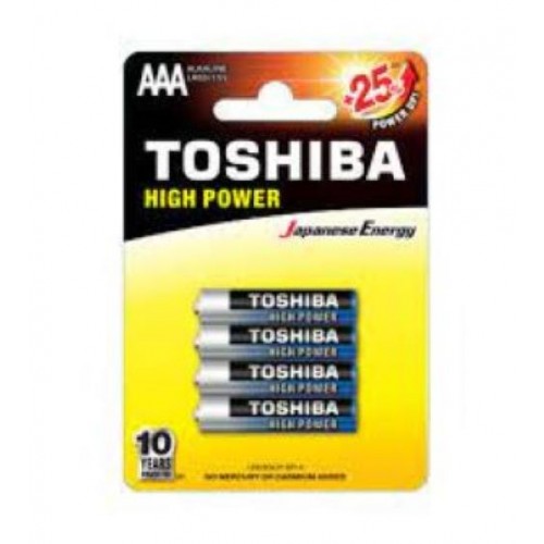 Battery AAA Toshiba 4pk