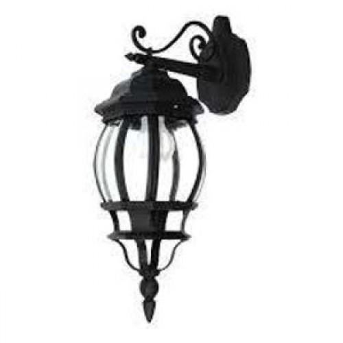 Lamp Wall Ext 6-Side Down Blk