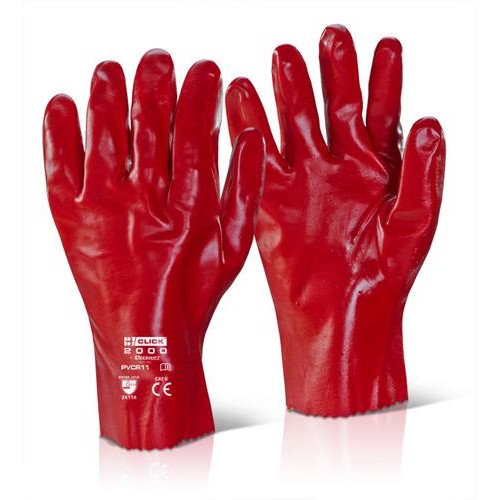 Gloves Pvc Red CXH25246