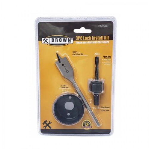 Lock Installation Kit 3PCS MTL