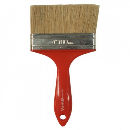 Paint Brush RED HANDLE 4"