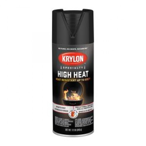 Spray Paint H/Heat BLK KRYLON