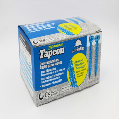 Tapcon 1/4 X 5 Flat Screw 