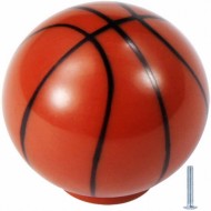 Cabinet Knob Basketball 1 1/4 