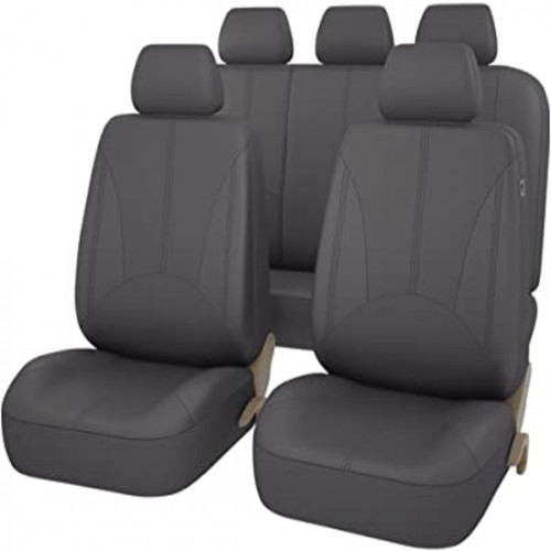 Seat Cover Black/Gray 11 PCS