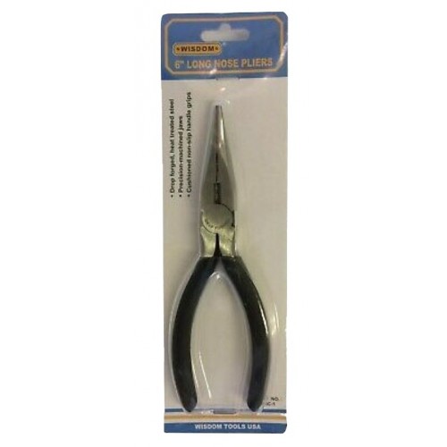 Pliers Long Nose 6'' Wisdom