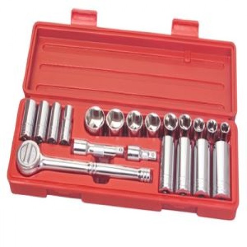 Socket Set 3/8 Dr / 21 pcs (MM