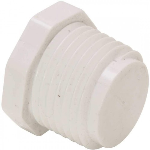 Plug PVC 1/2 THREADED