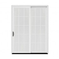 60x80 White Col Slidding Door