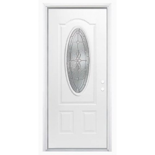 Metal Door 36x79 C/O Oval FULL