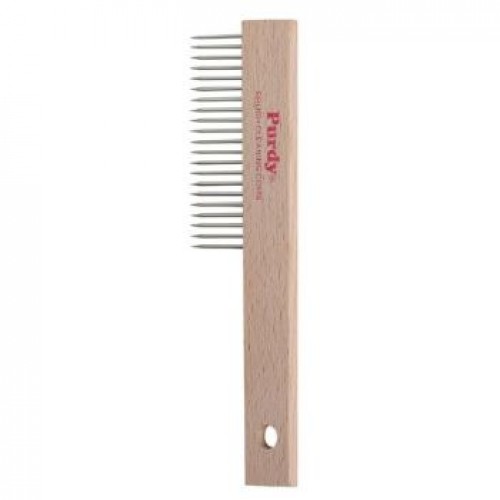 Wire Comb Wooden 7" Purdy